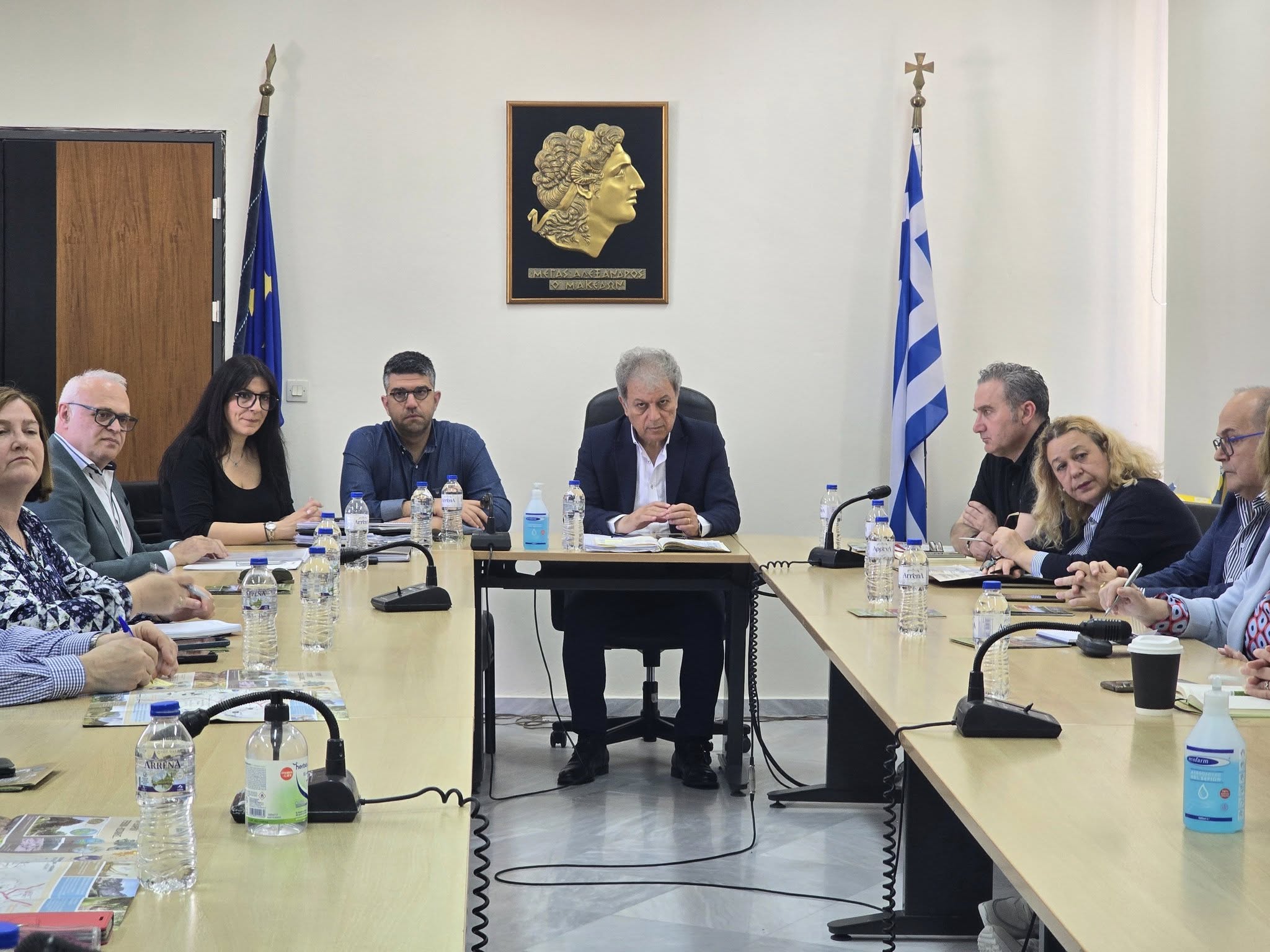 Συνάντηση εργασίας με θέμα: «Το ενταγμένο στο παγκόσμιο δίκτυο της UNESCO, Γεωπά…