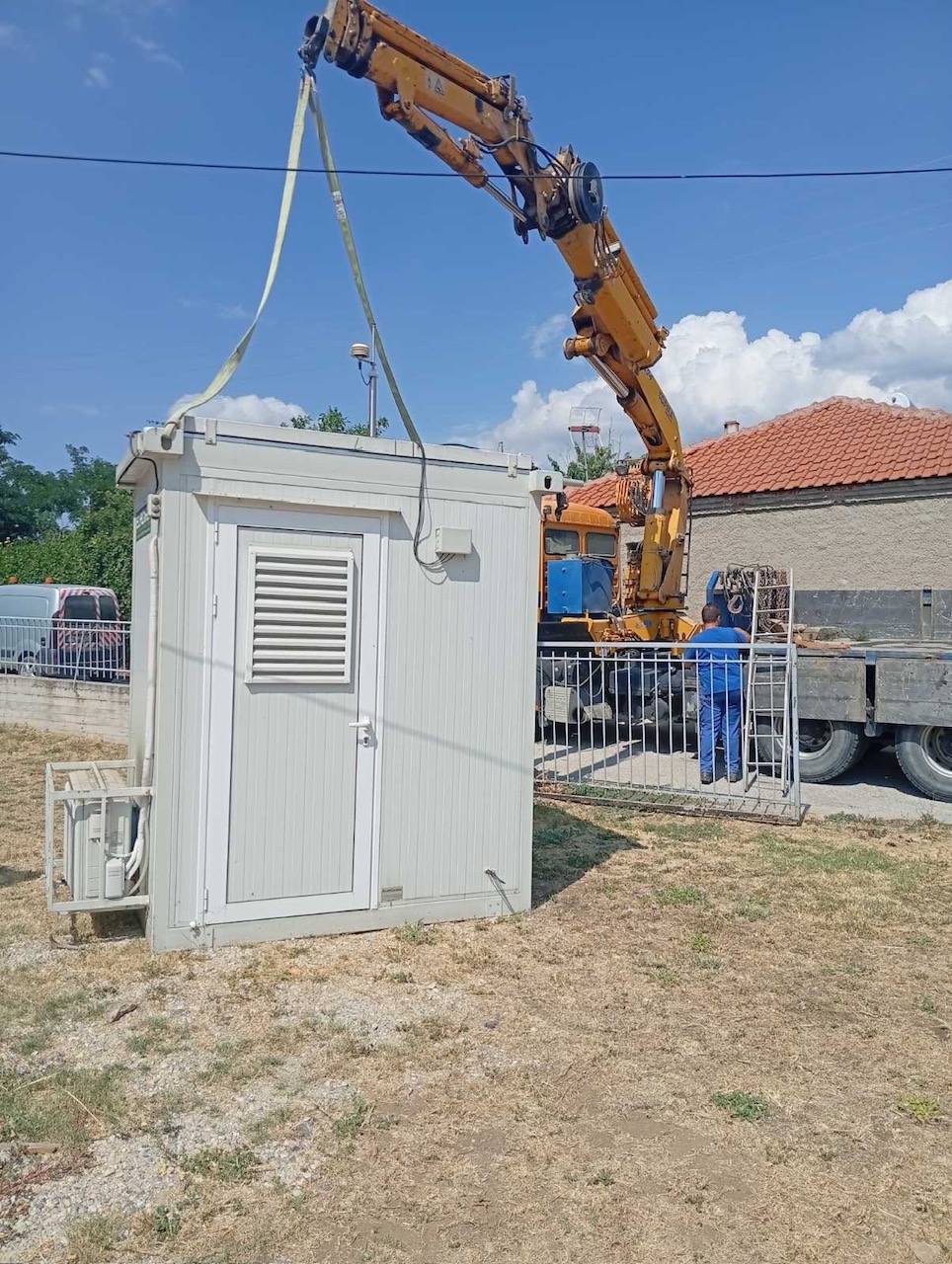 Εγκαταστάθηκε, στο μέρος που μας υπέδειξε ο Πρόεδρος της Δημοτικής Κοινότητας Α…